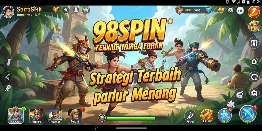 Tampilan menarik dari gameplay strategis 98SPIN.