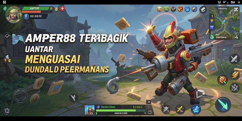 Tangkapan layar utama AMPER88 menampilkan aksi strategi yang menegangkan dan mendebarkan.