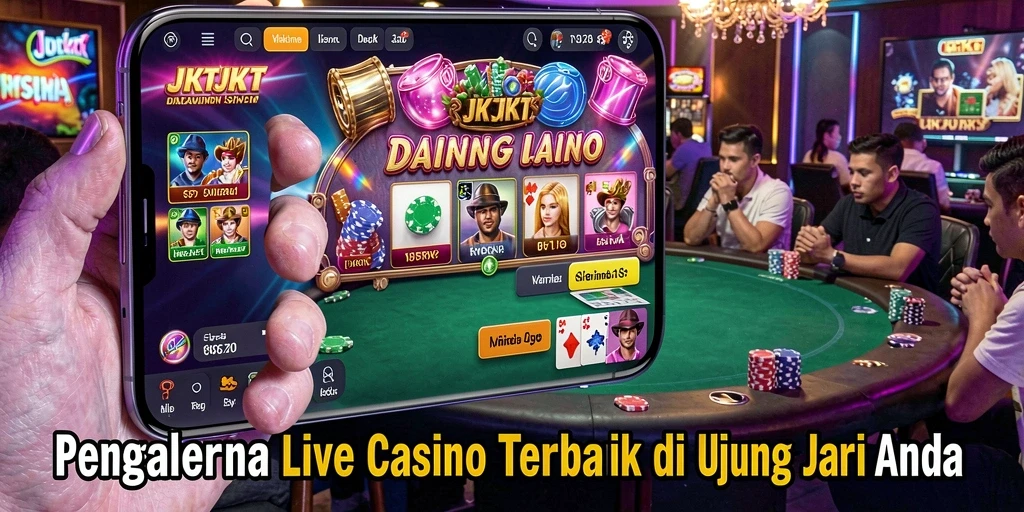 Tampilan gameplay menarik dari JKTJKT Live Casino.