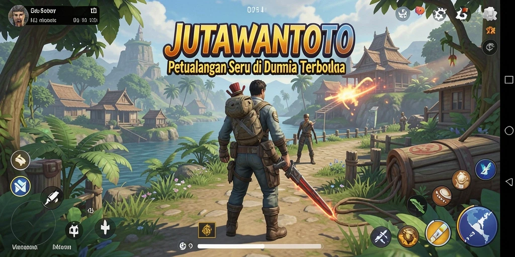 Tangkapan layar gameplay saat menjelajahi dunia terbuka.