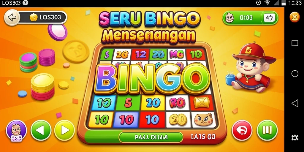 Screenshot gameplay LOS303 yang menampilkan suasana permainan Bingo yang seru.