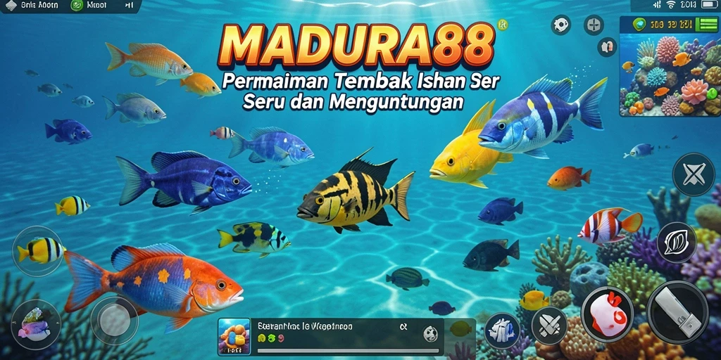Gameplay seru dalam permainan Tembak Ikan MADURA88.