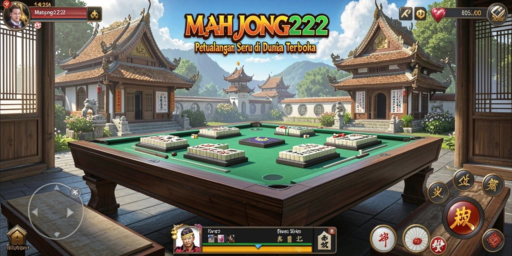 Tangkapan layar gameplay seru MAHJONG222 di dunia terbuka.
