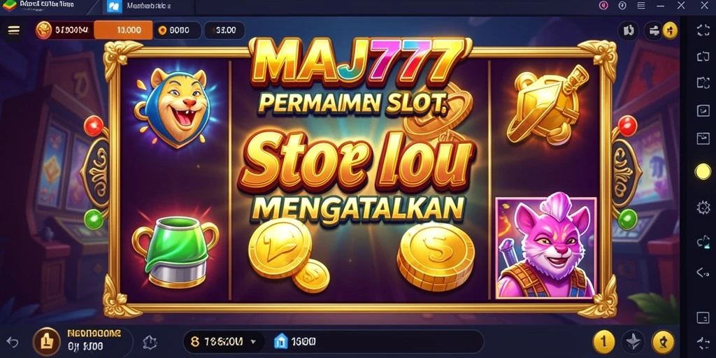 Tampilan menarik dari gameplay slot MAJ777 yang seru.