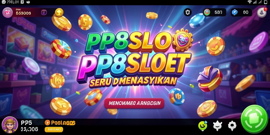 Tampilan menakjubkan dari gameplay PP8SLOT yang penuh warna.