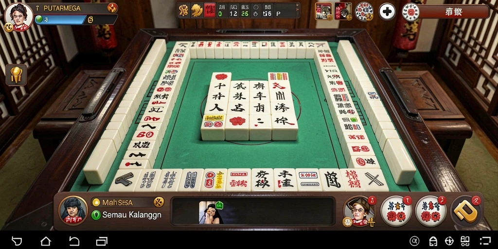 Tampilan gameplay menarik dari PUTARMEGA yang penuh warna.