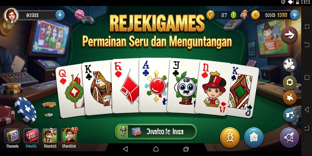 Tampilan menarik gameplay Domino di REJEKIGAMES.