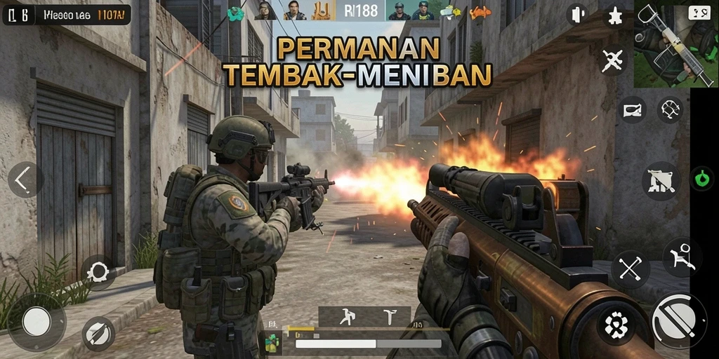 Tangkapan layar dari gameplay mendebarkan di RI188.