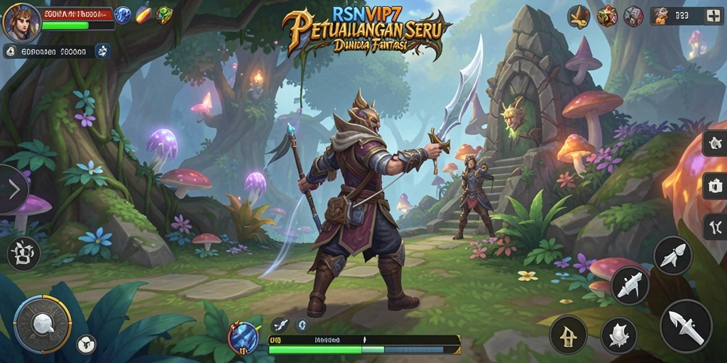 Gameplay mendebarkan dengan petualangan seru di dunia fantasi.