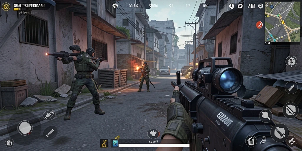 Gameplay menegangkan di SD107 dengan aksi seru.