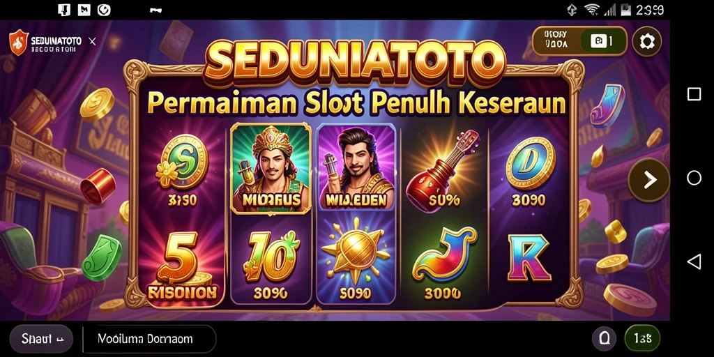 Tampilan gameplay <strong>SEDUNIATOTO</strong> yang menawan dan menghibur.