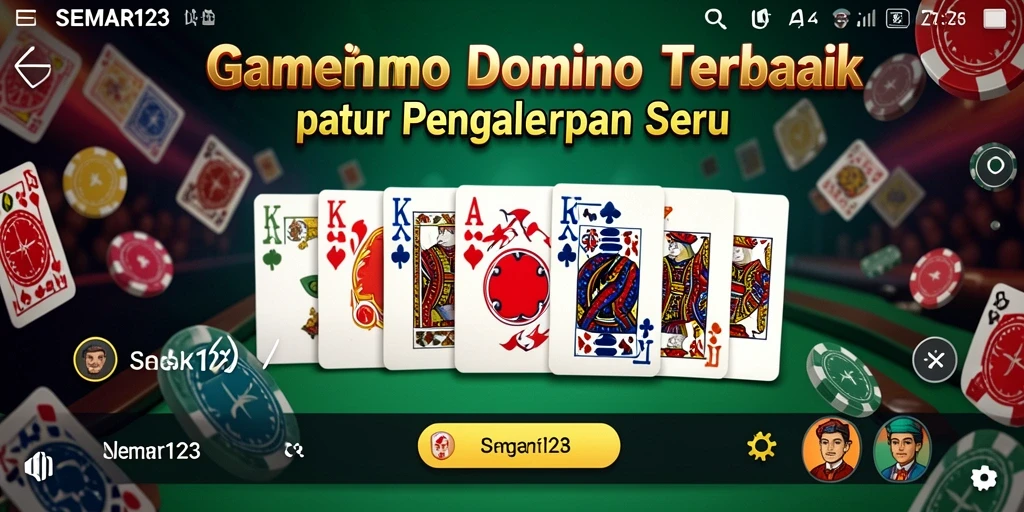 Screenshot gameplay SEMAR123 menampilkan aksi seru permainan Domino.