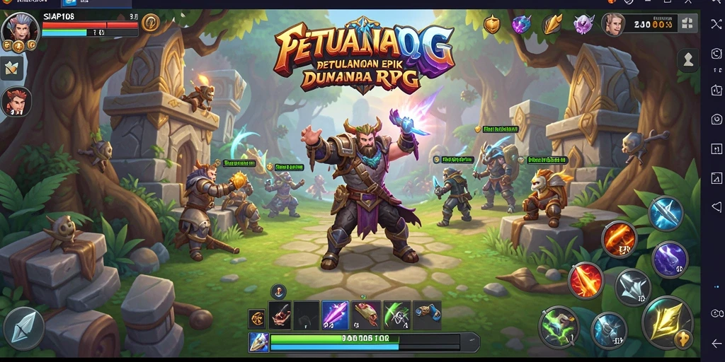 Tampilan gameplay menawan dari SIAP108, menampilkan pertarungan epik.