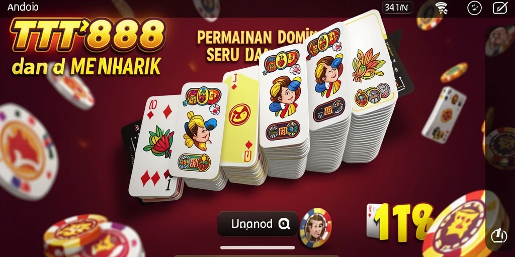 Screenshot permainan TTT888 menampilkan suasana permainan domino yang seru.