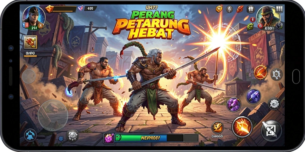 Gameplay intens UH77 dengan pertarungan seru dan grafis menawan.